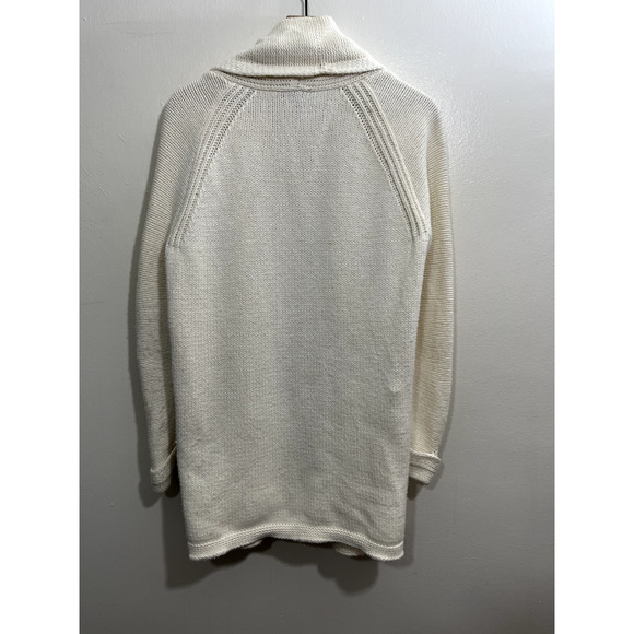 J. Crew Womens Oversized Wool Blend Open Front Long Cardigan Shawl Collar Knit S - Picture 2 of 15